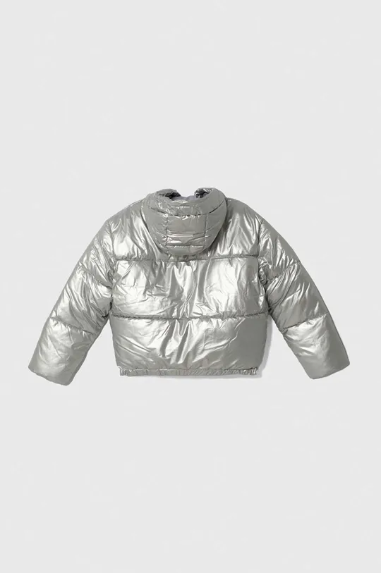 Otroška jakna United Colors of Benetton srebrna