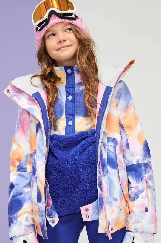 πολύχρωμο Παιδικό μπουφάν για σκι Roxy ROXY JETTY GIJK SNJT