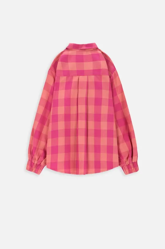 Детская хлопковая рубашка Coccodrillo ZC3140101PUJ PEPPED UP JUNIOR розовый