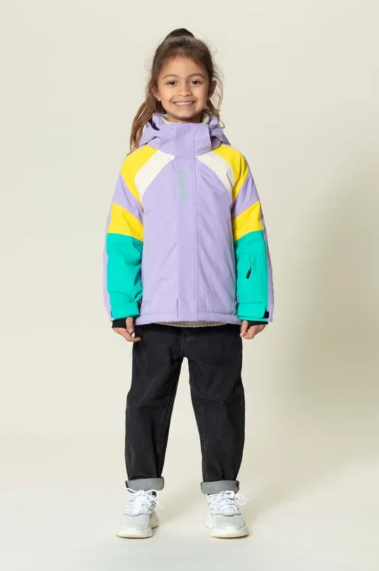 fioletowy Gosoaky kurtka narciarska dziecięca FAMOUS DOG Dziewczęcy