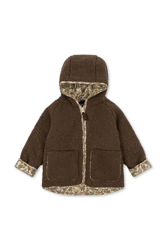 Дитяча куртка Konges Sløjd коричневий