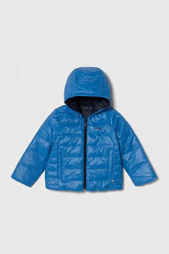 modra Obojestranska jakna za dojenčke BOSS Otroški
