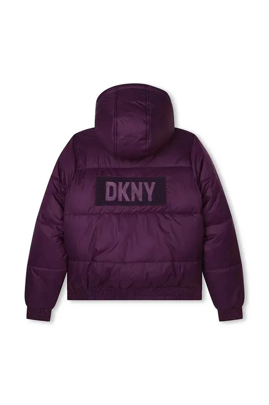 Otroška dvostranska jakna Dkny vijolična
