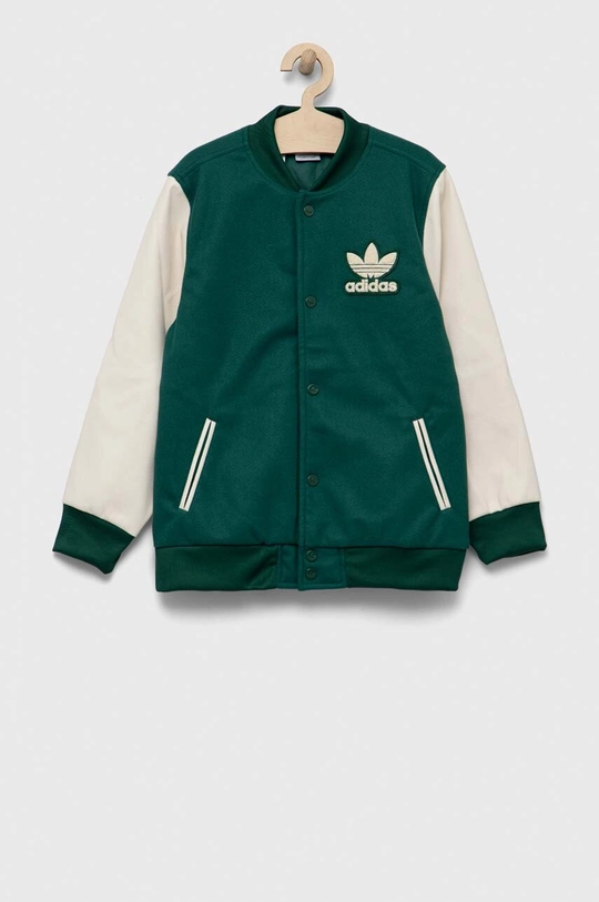 Otroška bomber jakna adidas Originals zelena