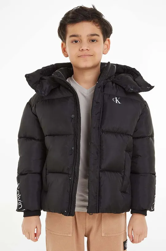 črna Otroška jakna Calvin Klein Jeans Otroški