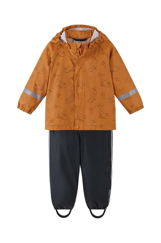 Reima kurtka i spodnie dziecięce Moomin Plask pomarańczowy