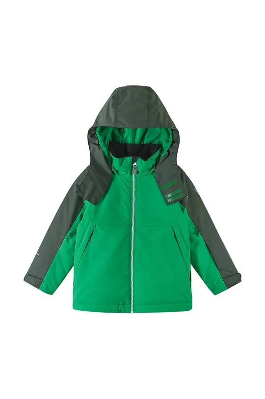 Детская зимняя куртка Reima Autti Основной материал: 52% Переработанный полиэстер, 48% Полиэстер с полиуретановым покрытием Подкладка: 52% Полиэстер, 48% Переработанный полиэстер Наполнитель: 100% Переработанный полиэстер