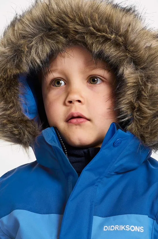 niebieski Didriksons kurtka zimowa dziecięca BJÄRVEN KIDS PARKA