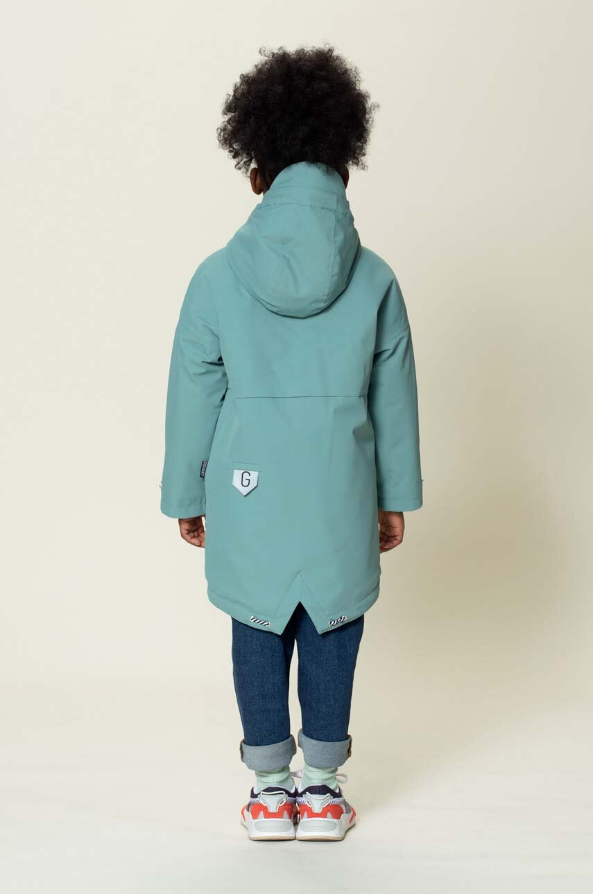 Детский дождевик Gosoaky DESERT FOX цвет бирюзовый | ANSWEAR.ua