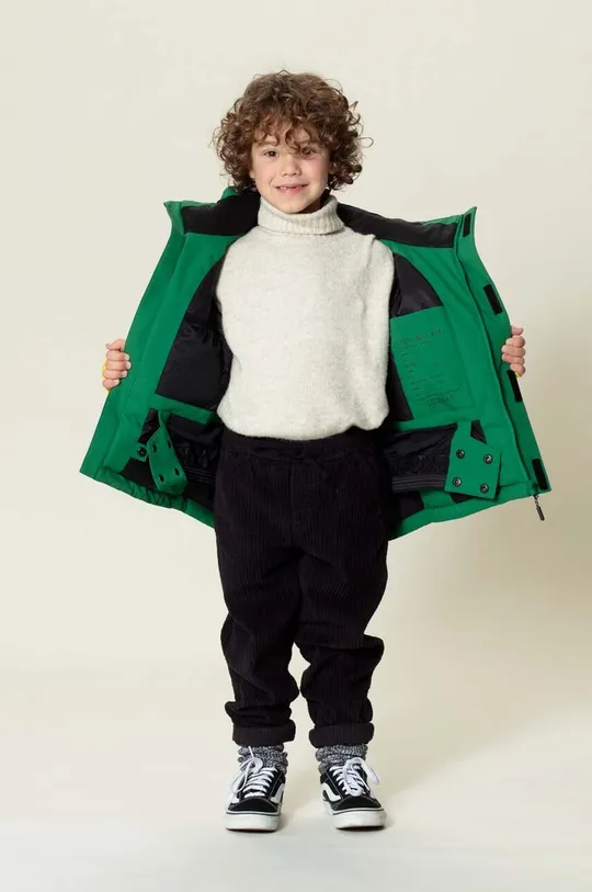 зелёный Детская лыжная куртка Gosoaky FAMOUS DOG