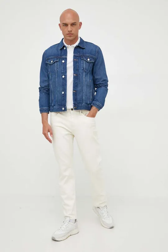 Jeans jakna Tommy Hilfiger mornarsko modra