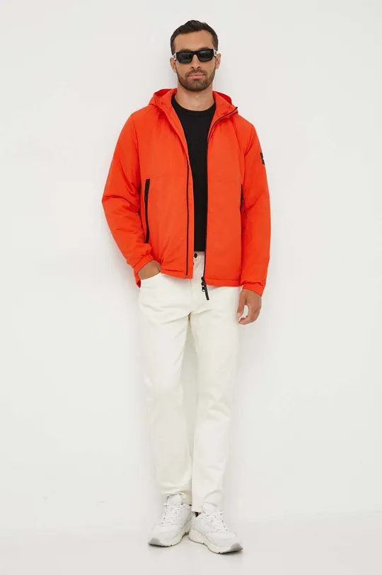 Μπουφάν Calvin Klein πορτοκαλί