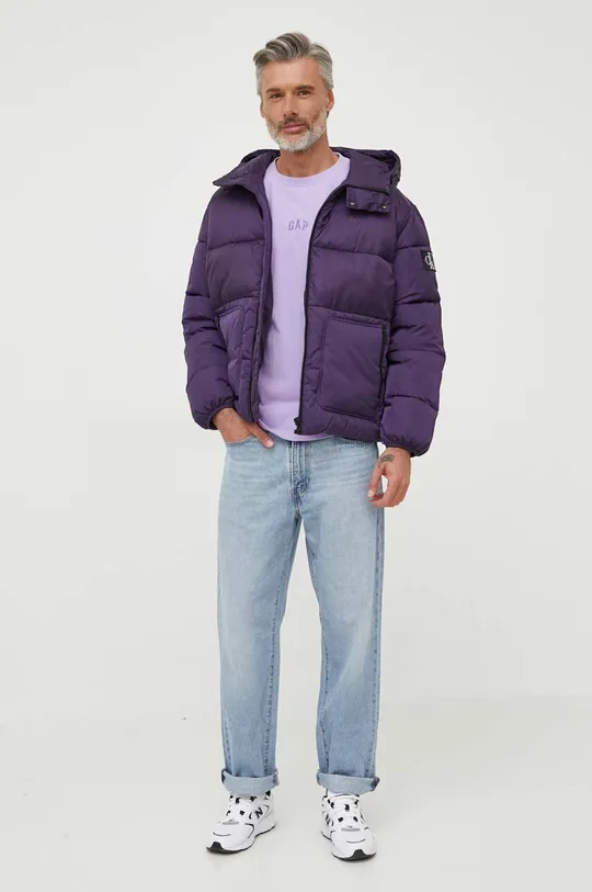 Calvin Klein Jeans kurtka fioletowy