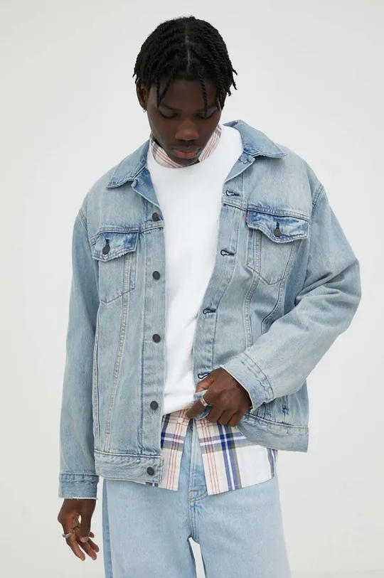 blu Levi's giacca di jeans in cotone Uomo