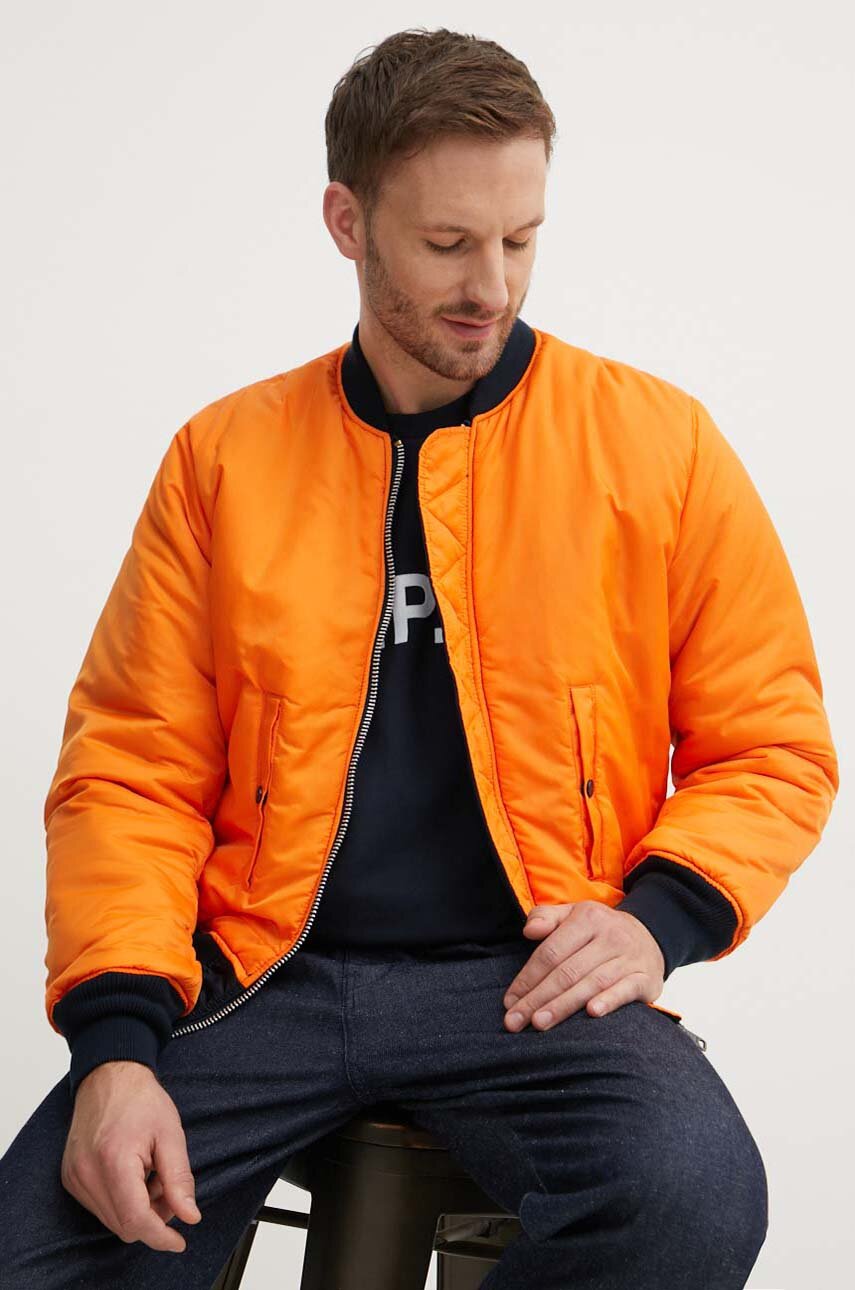 Куртка Alpha Industries 100101-07 Bomber & Flightjackets MA-1 темно-синій