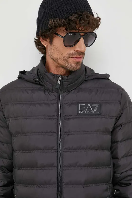 чорний Пухова куртка EA7 Emporio Armani