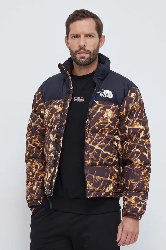 καφέ Μπουφάν με επένδυση από πούπουλα The North Face 1996 Retro Nuptse