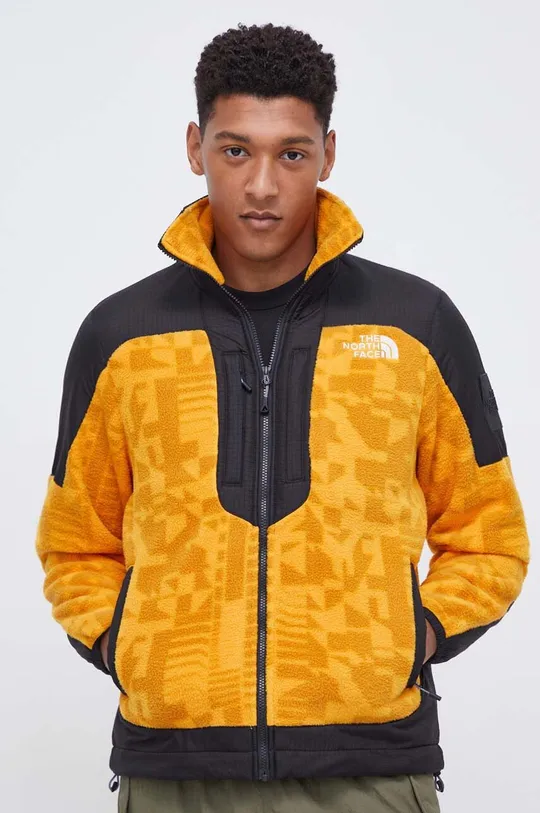 żółty The North Face bluza Męski