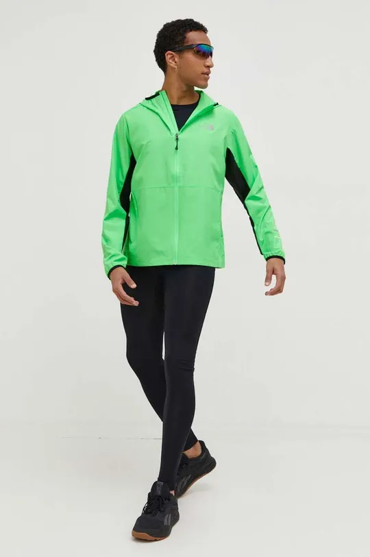 The North Face giacca antivento verde