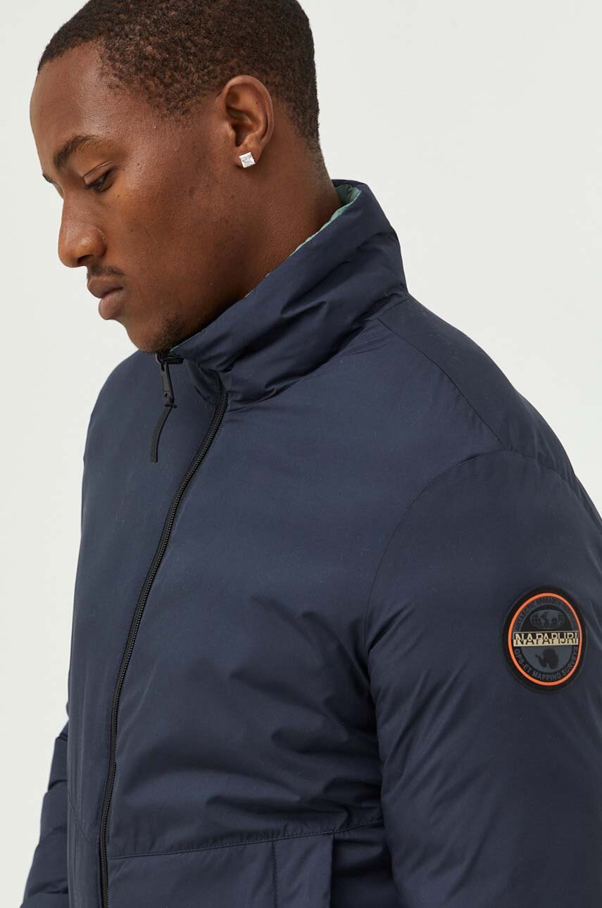 Двостороння куртка Napapijri чоловіча колір зелений зимова | ANSWEAR.ua