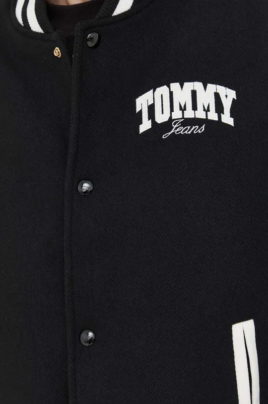 Bomber μπουφάν από μαλλί Tommy Jeans Ανδρικά