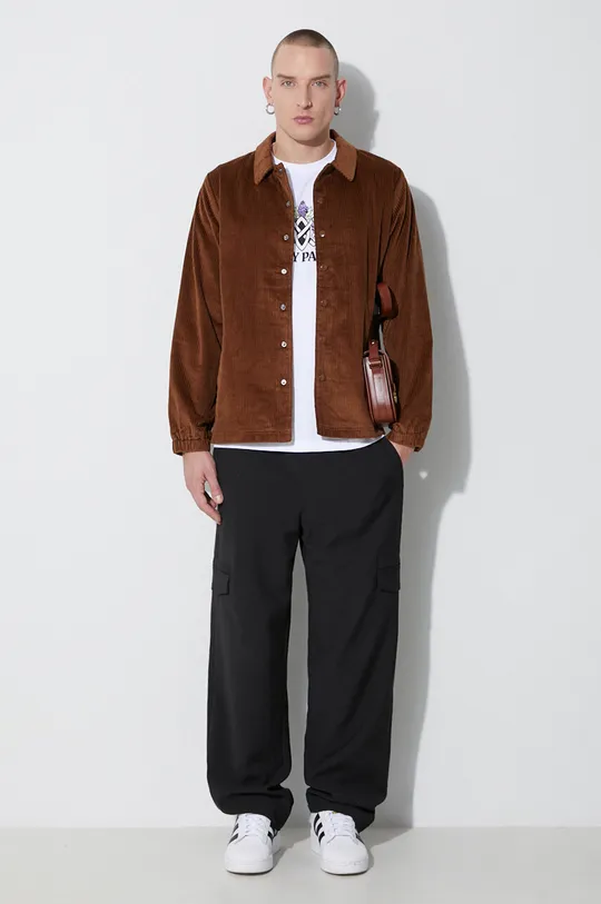 Вельветова куртка Taikan коричневий