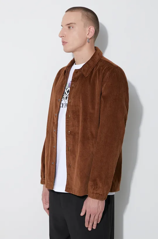 brown Taikan corduroy jacket Corduroy Manager'S Jacket