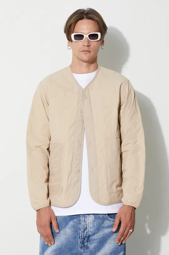 beige Taikan giacca Quilted Liner Uomo