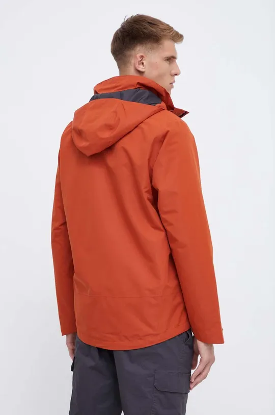 oranžna Športna jakna Jack Wolfskin Luntal 3in1