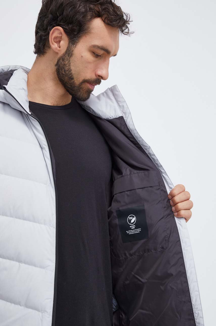 Пухова куртка Jack Wolfskin чоловіча колір сірий зимова | ANSWEAR.ua