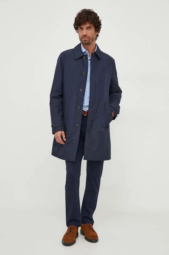 Αδιάβροχο μπουφάν Polo Ralph Lauren σκούρο μπλε