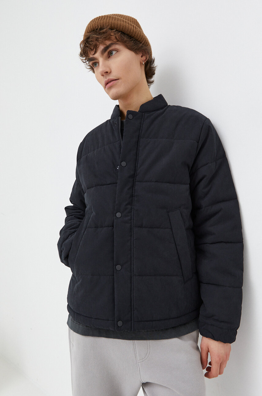 Abercrombie & Fitch kurtka męska kolor czarny przejściowa oversize ...