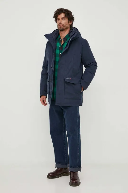 Barbour giacca blu navy