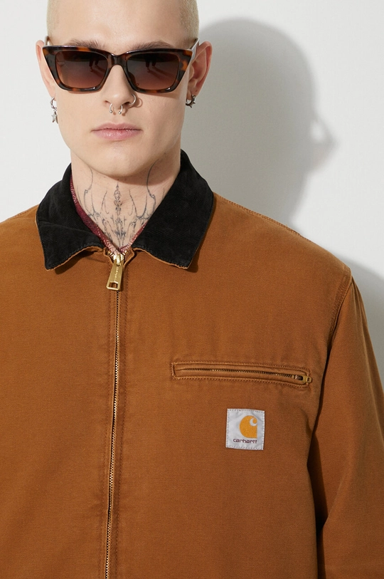 Carhartt WIP denim jacket I027358.1QB3K brown