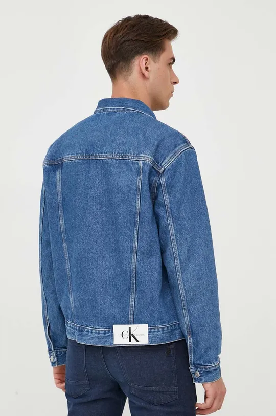 Τζιν μπουφάν Calvin Klein Jeans μπλε
