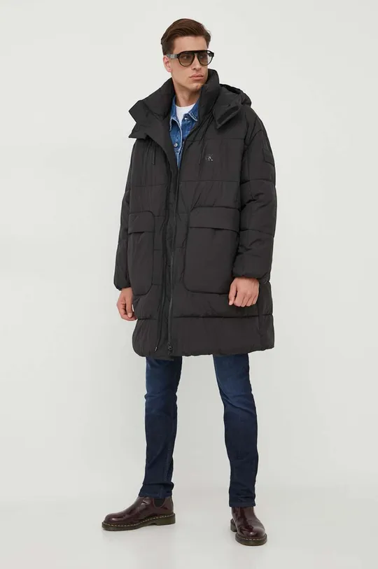 Traper jakna Calvin Klein Jeans  80% Pamuk, 20% Rceiklirani pamuk