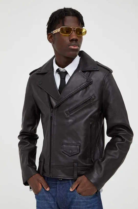 μαύρο Δερμάτινο jacket The Kooples