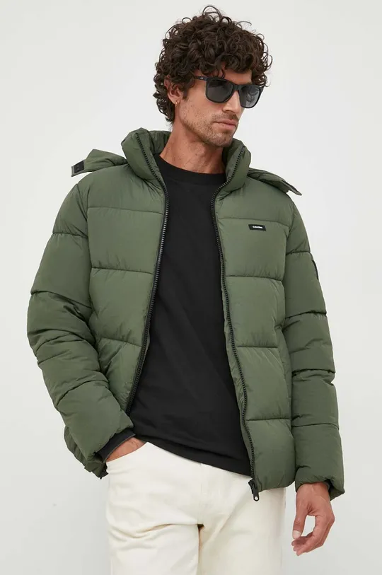 зелений Куртка Calvin Klein