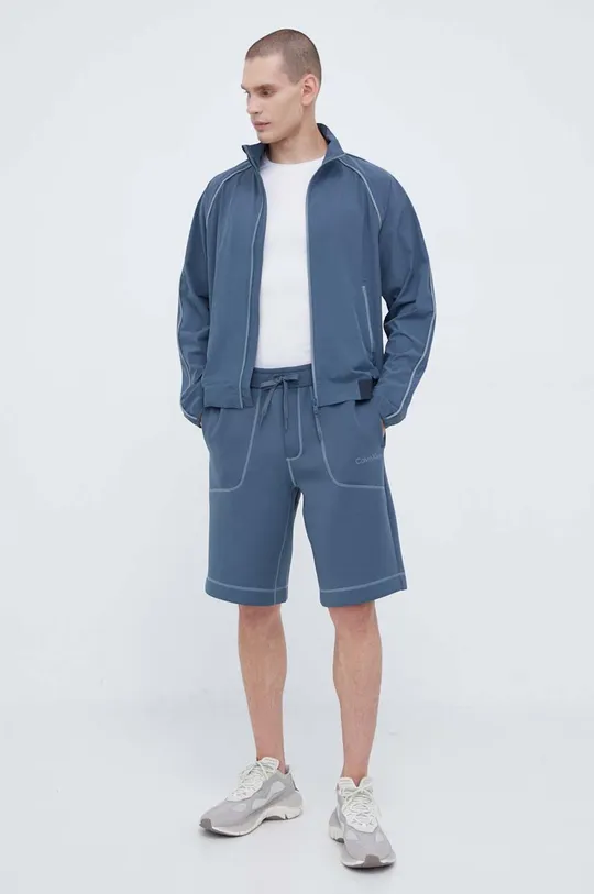 Спортивна куртка Calvin Klein Performance сірий