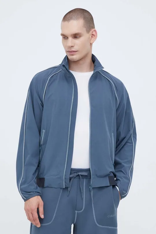 серый Спортивная куртка Calvin Klein Performance