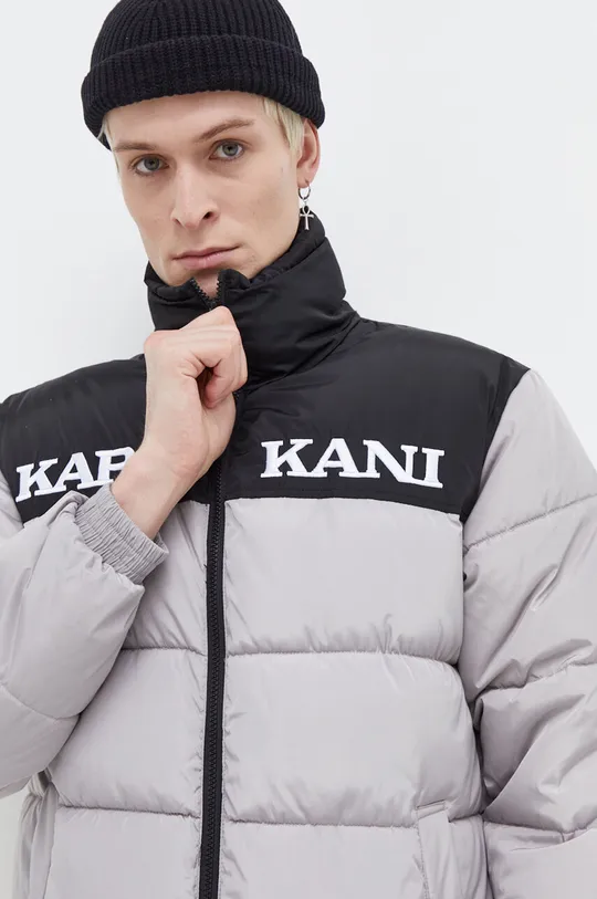 сірий Куртка Karl Kani