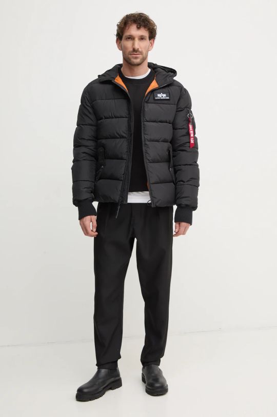 Alpha Industries giacca Hooded Puffer Alpha FD 118113.03 nero AW24