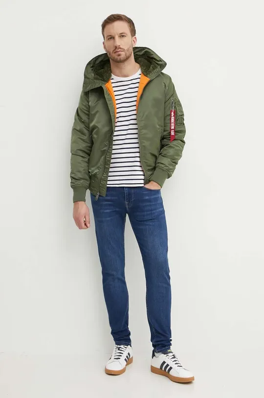 Alpha Industries giacca MA-1 Hooded verde