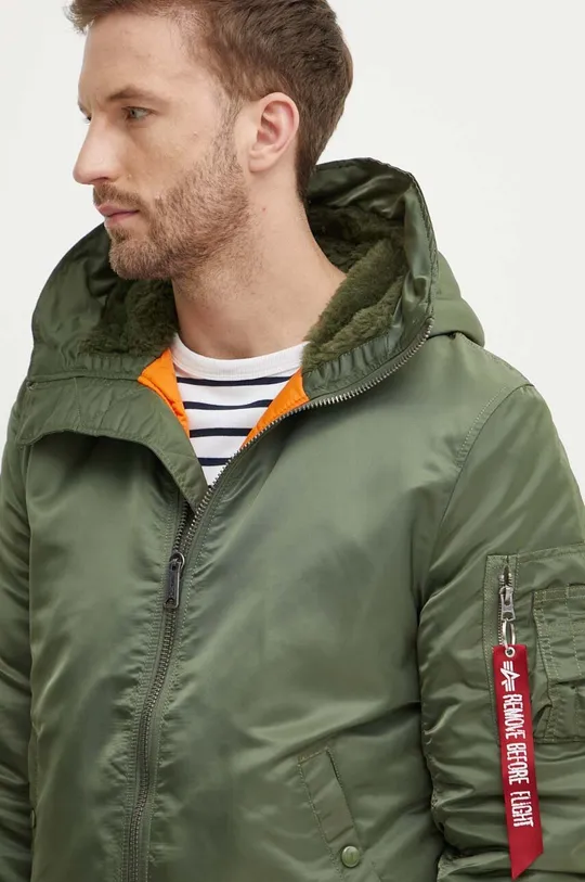 verde Alpha Industries giacca MA-1 Hooded
