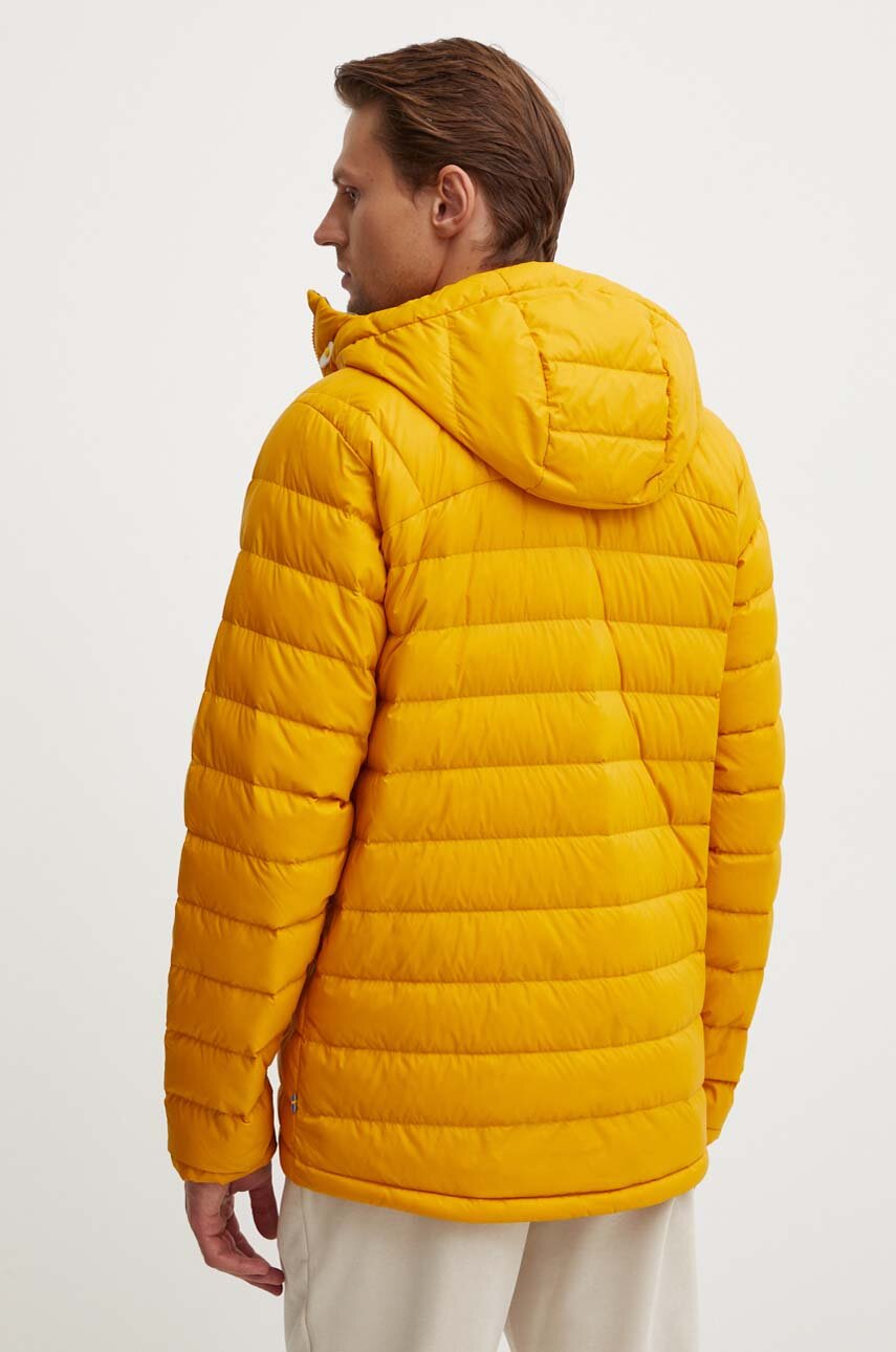 Fjallraven down jacket Expedition Pack Down men's yellow color at PRM US