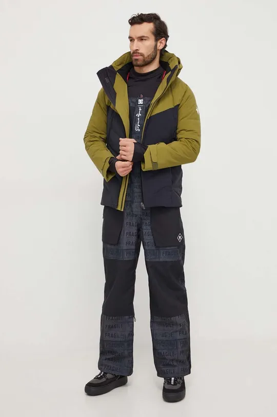 Пуховая лыжная куртка Descente CSX зелёный
