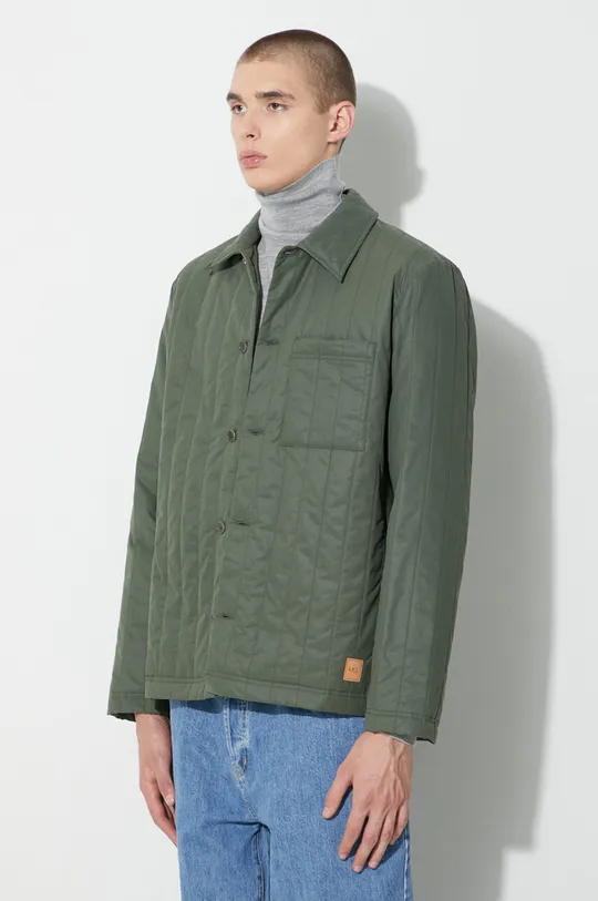 green A.P.C. jacket