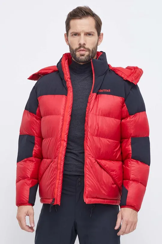rdeča Puhasta športna jakna Marmot Plasma