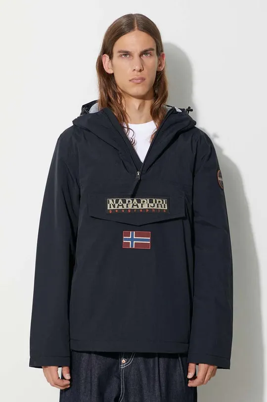 black Napapijri jacket RAINFOREST WINTER 3 Men’s