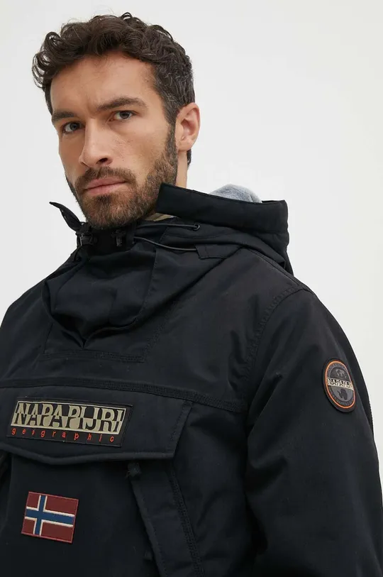 black Napapijri jacket SKIDOO 4